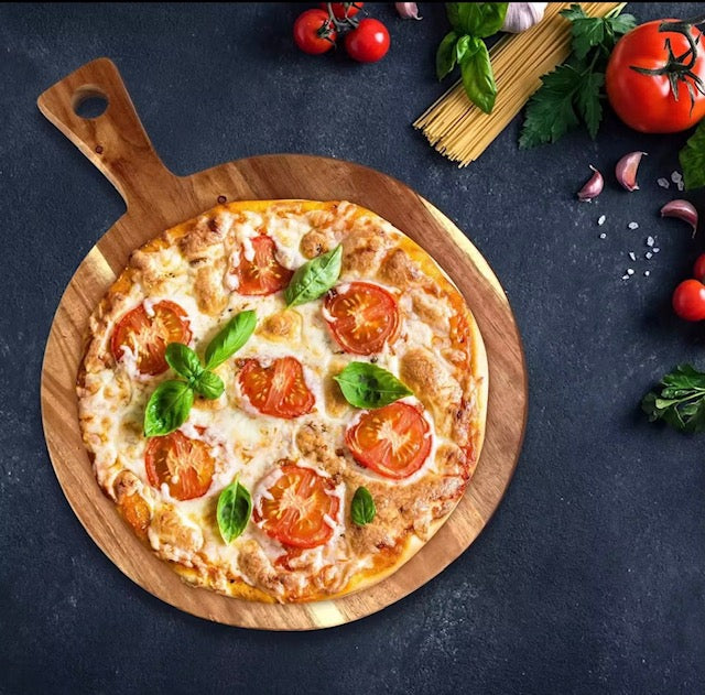 TapasArt multifunctionele tapas- en pizzaplank gestyled met pizza
