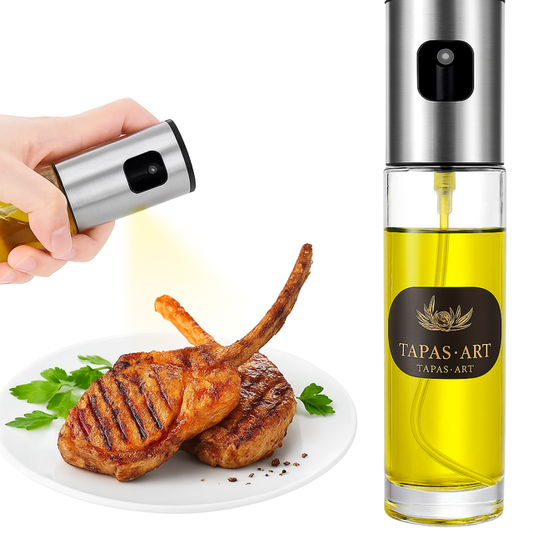 TapasArt - Glazen Olijfolie Sprayer - stijlvol, herbruikbaar en handig.