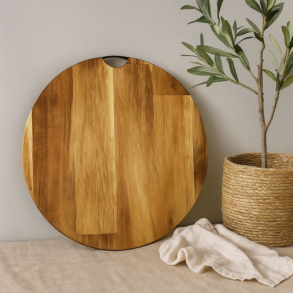 TapasArt - Tapasplank met metalen handvat - stoer en stijlvol